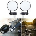 BAR END MIRRORS - CAFE RACER STYLE FOR MOTORCYCLES BIKES