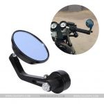 MOTORCYCLE BAR END MIRRORS - CAFE RACER STYLE (NOT FOLD-ABLE)