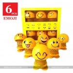 6-Pcs Of Mini Emoji Shaking Head (Swing Doll)