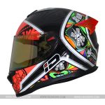 ID SPARTAN S6 BLACK MOTORCYCLE HELMET