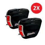 Motorcycle Side Box | Tail Box | Tourist Box With LED Back Light STEELA