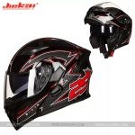 JIEKAI JK-902 k29 Flip Up DOT Certified Helmet Gloss Black