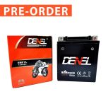 PRE-ORDER Motorcycle DENEL Liyang Dry Battery For Yamaha YBR YBRG, YBZ, YBZ-DX Honda CB150F, Suzuki GR150, GD110, Benelli TNT, Wego 150