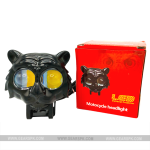 1-PCS of  TIGER EYE LED Long Range OWL Mini Driving Light Dual Color High Low Beam Flasher Long throw brightest Light 20watt Motorcycle Bike Light