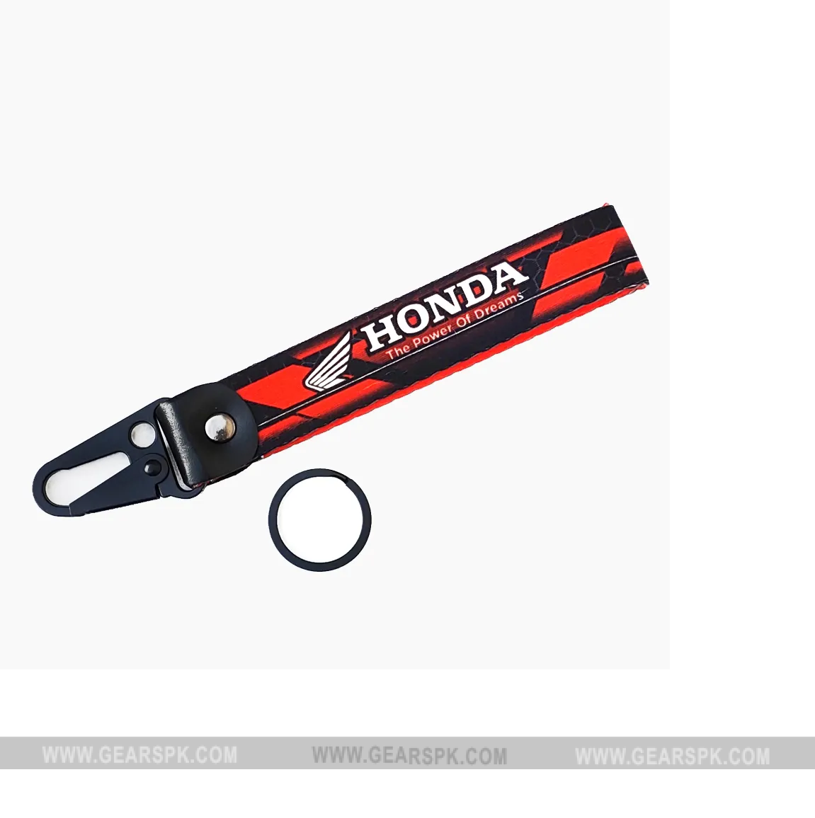 Do The Ton Key Fobs – 2-Pack – For Honda CRF300L – Black Faux Leather – Made USA
