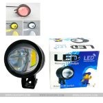 1-PCS Moto LED T20 White Yellow with RED DRL and Flasher 4 Function Motorcycle Led Light 20w Dual Tone 3-Wires Fog Led For motorcycle, Car, Jeep