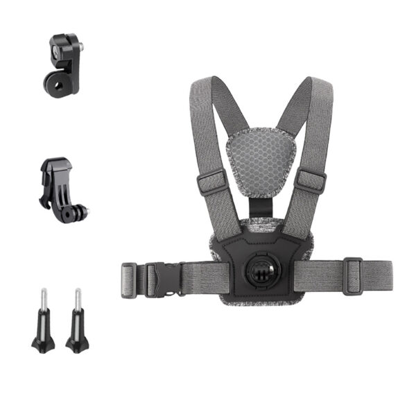 BSDDP Chest Mount Head Mount Chest Belt Head Strap Mount Action camera mount for GoPro Hero 13 12 11 10 9 Insta360 DJI Osmo Action Camera Accessories without Mobile holder - Image 5