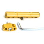 1pc Motorcycle Rear View Mirror Extension Mount Bracket Holder Rotate Motorbike Spotlight Crossbar Extension Bracket Parts