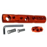 1pc Motorcycle Rear View Mirror Extension Mount Bracket Holder Rotate Motorbike Spotlight Crossbar Extension Bracket Parts
