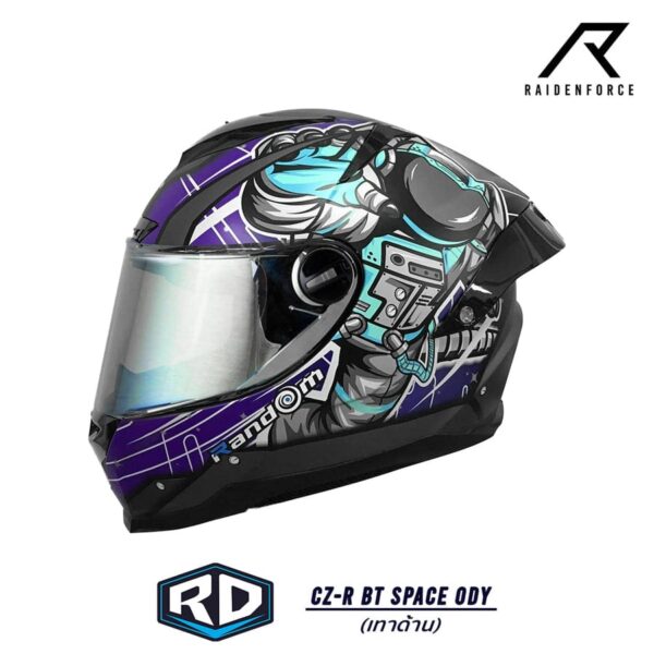 RD CZ-R BT SPACE OD - Random Thailand Motorcycle Racing Helmet DOT ECR Certified Size M L XL - Image 2