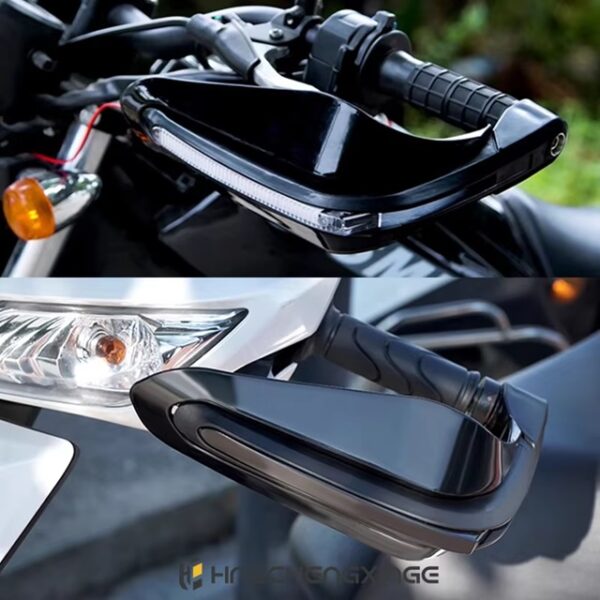 Motorcycle Protection Gear Windproof Handlebar Hand Guards Motorbike Accessories LED Flashing Protector Shield Universal Yamaha YBR YBRG YBZ, Honda CB150F CB125F, Suzuki GR150, GS150, GD110 - Image 4