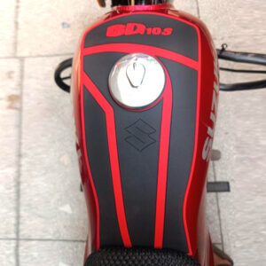 1 PC Motorcycle Motorbike Fuel Tank Pad Silicone Suzuki GD110 Non Slip Pad With Double Tape Black