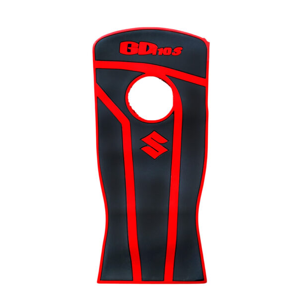 1 PC Motorcycle Motorbike Fuel Tank Pad Silicone Suzuki GD110 Non Slip Pad With Double Tape Black - Image 2
