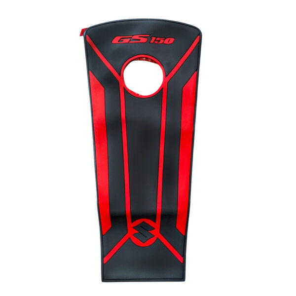 1 PC Motorcycle Motorbike Fuel Tank Pad Silicone SUZUKI GS150 Non Slip Pad With Double Tape Black - Image 2