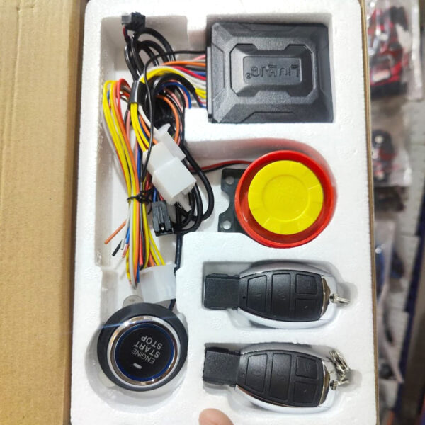 HJG Push Start Bluetooth App Remote Security Lock Anti Theft Alarm System For Bike Motorcycle Suzuki, Yamaha, Honda - Image 3