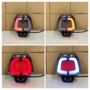 New Lava Round Back Light New Style with Indicator Brake Light Bracket Honda CG125