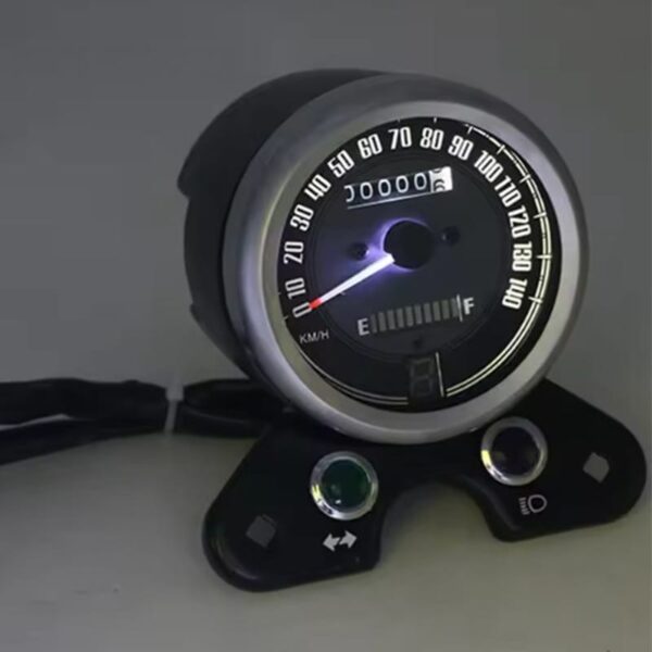 Motorcycle High Analogue Speedo Meter Digital Gear Indicator Display Fuel Gauge with USB Charger Cafe Racer Retro Modified Accessories Honda CG125 - Image 8