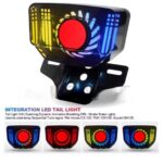 NEW Lava RGB Honda LED Smoke Back Light Tail Light with Indicators Turn Signal Fancy Sporty For Honda CD70 & CG125