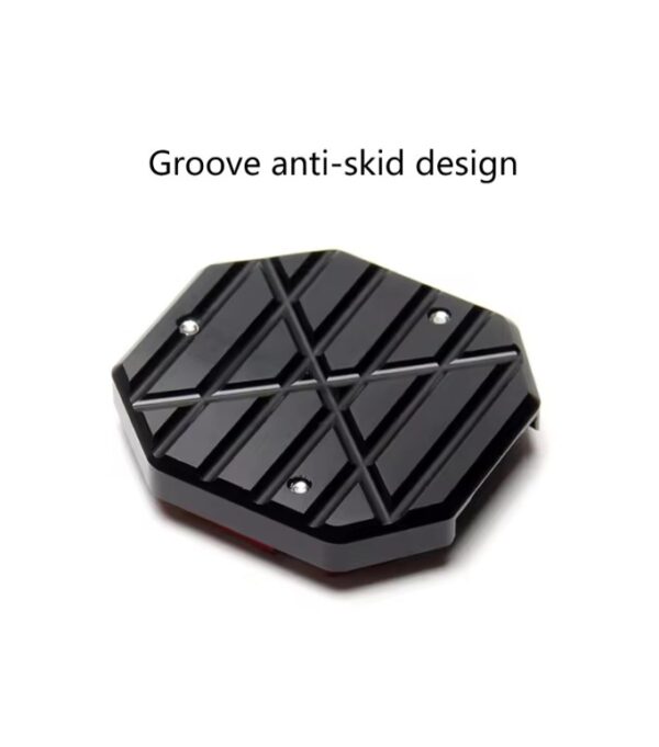 Side Stand Base Plate Kickstand Cover Wide Anti Skid CNC Aluminum Cover - Image 4