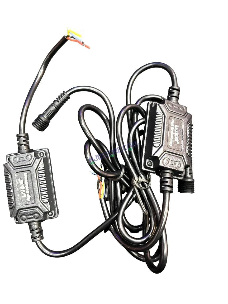 HJG CO-2 30W plus 30W 60W (30 * 2) Future 1 LED Mini Drive Light Red Devil Eye Light Co2 Multiple Connecting Red Yellow White Color With Wiring Harness Kit - Image 6