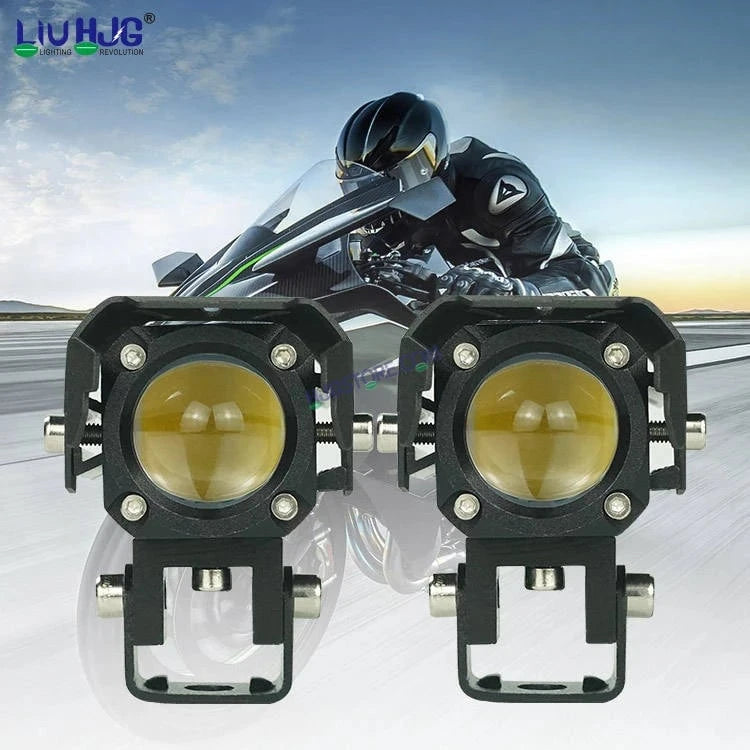 HJG 80W Mini Drive New Version Devil Mini Drive New Version 6 80W (40 * 2) Future 1 LED Mini Drive Light Red Devil Eye Light Co2 Multiple Connecting Red Yellow White Color With Canbus Kit - Image 8