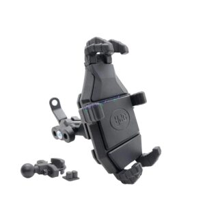 HJG Pro Spider Mobile Holder with Jaw Grip Damper Anti Vibration for Bike, Two Wheelers Universal HJG Mobile Holder Pro Spider Anti-Shake Anti-Theft Zero Vibration Shockproof Mobile Holder