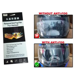 Universal Anti-Fog Patch Visor Film for Helmet / Rainproof High Definition, Long Lasting Anti-Fogging with Wide Visual Field - High Quality