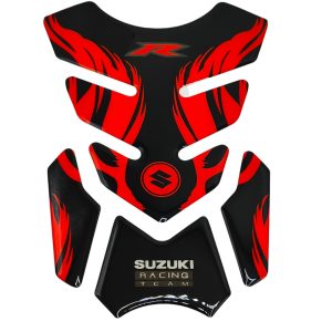 Suzuki Team Type R 3D Gel Tank Pad Set - Type R Resin Fuel Tank Protector Anti-Scratch Kit for GD110 GS150, GS150SE & GR150