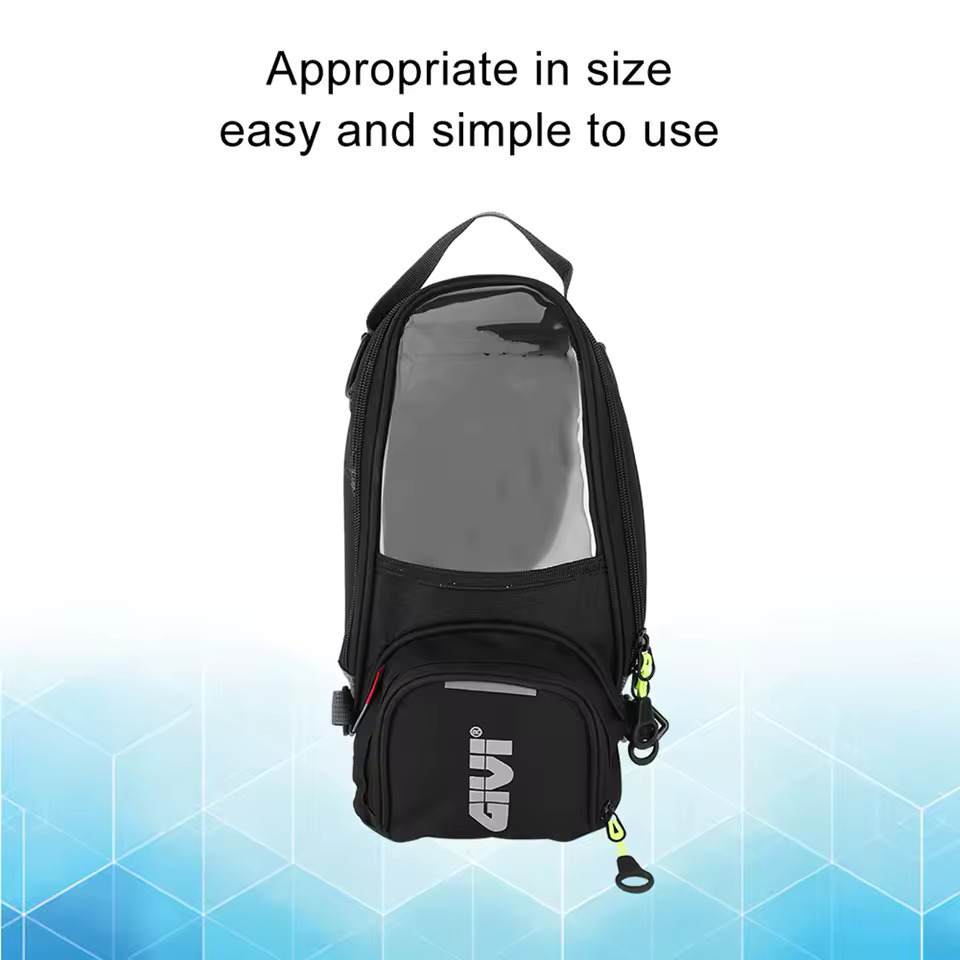 Waterproof Fuel Bag Magnet Navigation Saddlebag Large Transparent Window Motorcycle Backpack Navigation Bag Motorcycle - Image 3