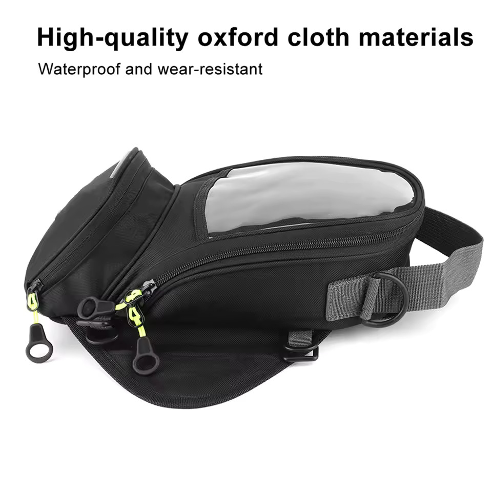 Waterproof Fuel Bag Magnet Navigation Saddlebag Large Transparent Window Motorcycle Backpack Navigation Bag Motorcycle - Image 4