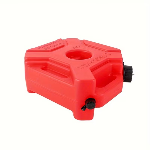 5L Portable Jerry Can Fuel Bottle | Lockable Extra Reserve Petrol & Diesel Tank | Heavy-Duty Motorcycle Gasoline Container with Built-in Spout | Touring Fuel Bottle - Image 5