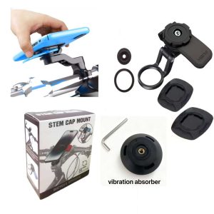 Universal Motorcycle & Bicycle Phone Holder | Shock-Absorbing Quick Lock Stand for MTB, Scooter & Motorbikes | 360° Rotating Smartphone Mount