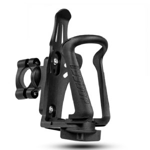 Universal 360° Rotatable Motorcycle Cup Holder  Anti-Shake Water Bottle Mount for Handlebars & Crash Bars  Durable Nylon Mount for MTB, Touring & Commuter Bikes