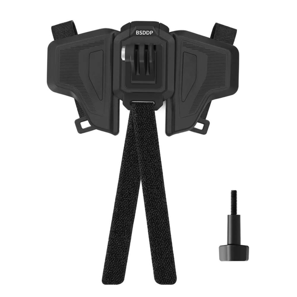 BSDDP 2nd Gen Motorcycle Helmet Chin Mount for Action Cameras – Flexible Strap Clamp Holder for GoPro Hero 12/11/10, Insta360 X3/X4/Ace Pro, DJI Action 4/Osmo Pocket 3 - Image 5
